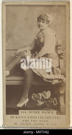 Duke Rowe Diese Karte ist Teil der „Actors and Actress“-Serie Type 2 (N45), die ...