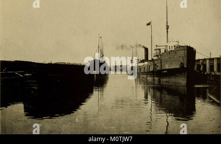 Die zentrale Fertigung Bezirk: Chicago Junction Railway Service Stockfoto