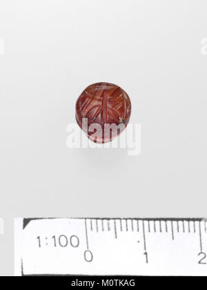 Karneol glockenförmige Stempelplakette MET DP 114453 Stockfoto