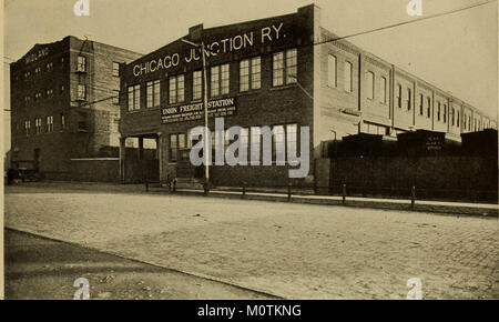 Die zentrale Fertigung Bezirk: Chicago Junction Railway Service Stockfoto