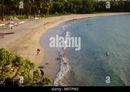 Kauna 'OA (Mauna Kea) Strand auf Hawaii Insel Stockfoto