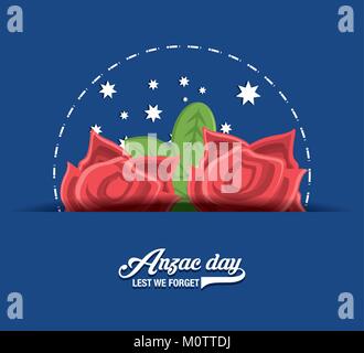 Anzac Day design Stock Vektor