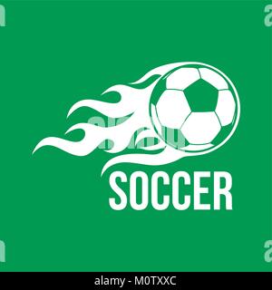 Fußball-Symbol. Fußball-Logo. Vector Illustration Stock Vektor