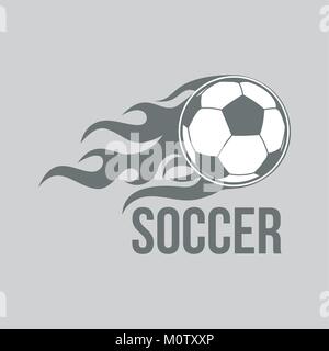 Fußball-Symbol. Fußball-Logo. Vector Illustration Stock Vektor