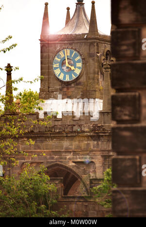 Arch in Auckland Castle führende, Bishop Auckland, County Durham Stockfoto