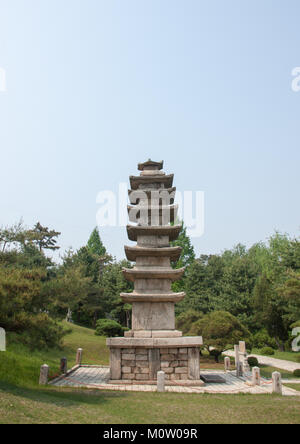 Pagode in der Koryo Museum, North Hwanghae Province, Kaesong, Nordkorea Stockfoto
