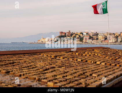 Genua Quarto, Genua, Ligurisches Meer, Ligurien, Italien Stockfoto