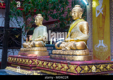 Asien, Thailand, Koh Samui, Bophut, Big Buddha Tempel - Wat Phra Yai Stockfoto