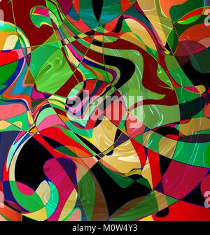 Farbige abstrakte Bild Stock Vektor