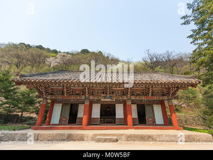 Pohyon-sa koreanischen buddhistischen Tempel, Hyangsan Myohyang Grafschaft, Mount, Nordkorea Stockfoto