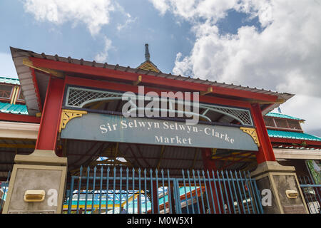 Sir Selwyn Selwyn-Clarke Market Victoria Mahe Seychellen. Stockfoto