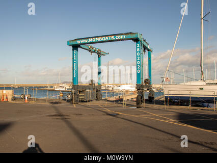 Dun Laoghaire Marina Stockfoto