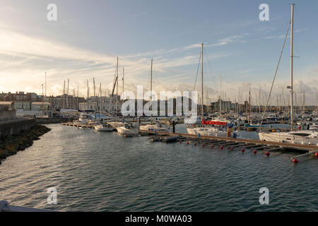 Dun Laoghaire Marina Stockfoto