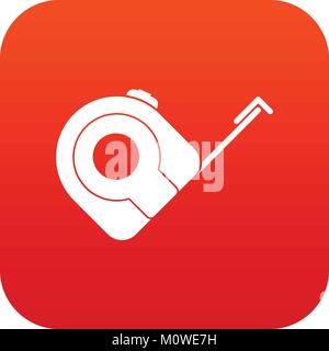 Roulette bau Symbol digital Rot Stock Vektor