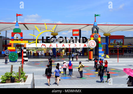 Johor, Malaysia - Apr 2013: eine Szene aus Legoland, Malaysia in Apr 2013 in Malaysia. Legoland Malaysia ist der erste Legoland in Asien. Stockfoto