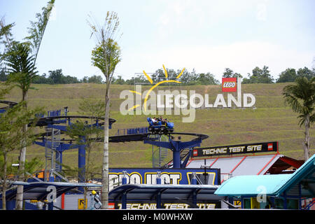 Johor, Malaysia - Apr 2013: eine Szene aus Legoland, Malaysia in Apr 2013 in Malaysia. Legoland Malaysia ist der erste Legoland in Asien. Stockfoto