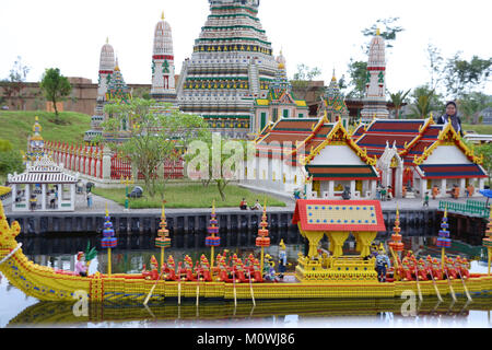 Johor, Malaysia - Apr 2013: eine Szene aus Legoland, Malaysia in Apr 2013 in Malaysia. Legoland Malaysia ist der erste Legoland in Asien. Stockfoto