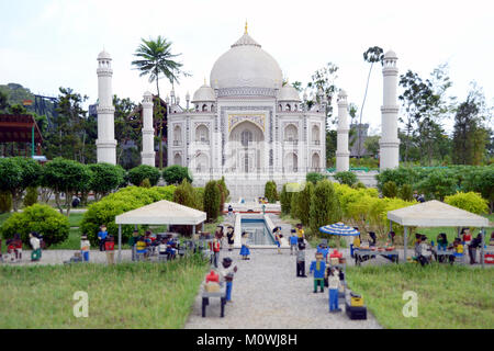 Johor, Malaysia - Apr 2013: eine Szene aus Legoland, Malaysia in Apr 2013 in Malaysia. Legoland Malaysia ist der erste Legoland in Asien. Stockfoto