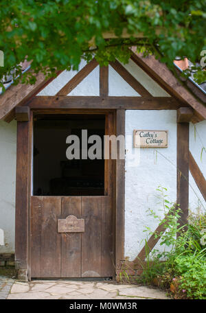 Landgraaf, Niederlande, 06. August 2017: Bild von einem Ferienhaus in den Englischen Garten der Park Mondo Verde. Stockfoto