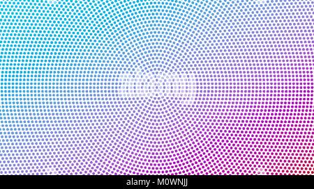 Vector Illustration der abstrakten runde Halftone gepunkteten Muster als Hintergrund. Geometrische Hintergrund. Comics Pop-Art Stil bunte Punkte vektor Textur Stock Vektor