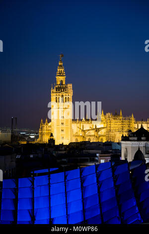 Metropol Parasol in Sevilla, Andalusien, Spanien. Stockfoto