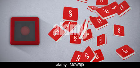 Das zusammengesetzte Bild von Doppel-s Schreiben logo Zeichen icon-Element Stockfoto