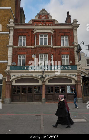 Der blinde Bettler Pub Mile End London Stockfoto