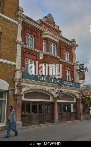 Der blinde Bettler Pub Mile End London Stockfoto