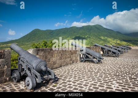 St. Kitts und Nevis, St. Kitts, Brimstone Hill, Brimstone Hill Fortress Stockfoto