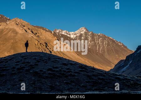 Argentinien, Mendoza, Provinz, Aconcagua Provincial Park Stockfoto