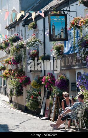 Vereinigtes Königreich, Cornwall, Padstow, der London Inn Pub Stockfoto