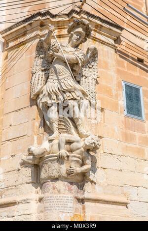 Malta, Valletta, als Weltkulturerbe von der UNESCO, der Drei Städte Senglea Stockfoto