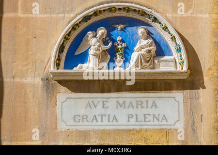 Malta, Valletta, als Weltkulturerbe von der UNESCO, der drei Städte Birgu Stockfoto