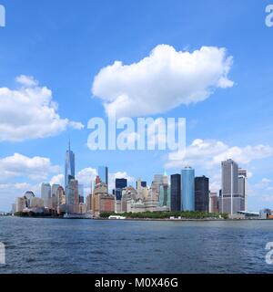 New York City, Vereinigte Staaten - Manhattan Skyline Stockfoto