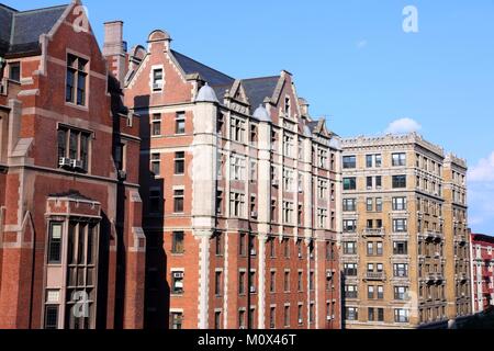 New York City, Vereinigte Staaten - berühmte Columbia University Campus in Upper Manhattan (Morningside Heights Nachbarschaft von Upper West Side) Stockfoto