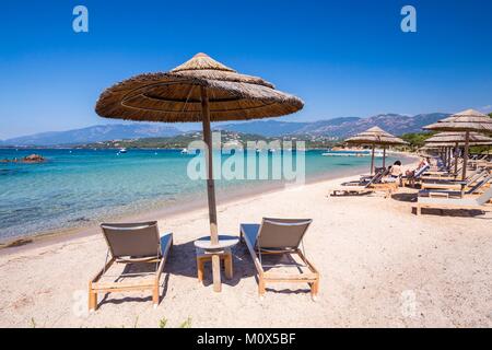 Frankreich, Süd Korsika, Zonza, Strand von Punta di Benettu Stockfoto