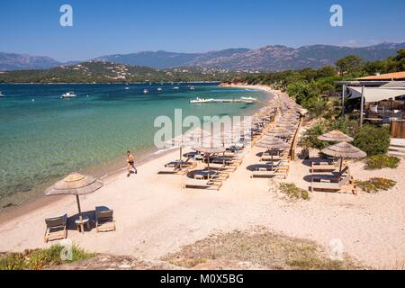 Frankreich, Süd Korsika, Zonza, Strand von Punta di Benettu Stockfoto