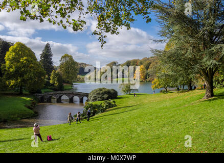 Stourhead Gardens, Wiltshire, England Stockfoto