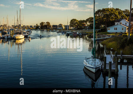 Shoreline Westbrook, Connecticut, USA Stockfoto