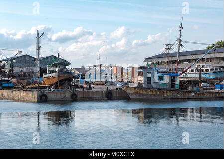 Werft in Cienfuegos, Kuba Stockfoto