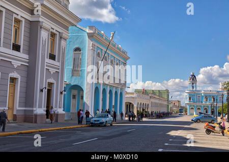 Einsame Hauptstraße Stockfoto