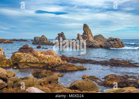 Nettes Detail aus Costa Brava Küsten in Spanien, La Fosca Stockfoto