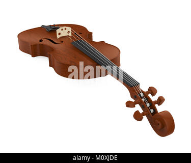 Im Alter von Violine isoliert Stockfoto