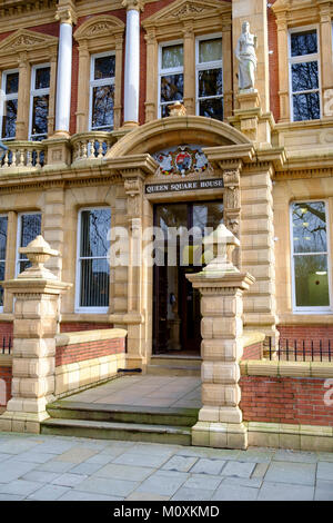 Queen Square House Bristol Queen Square Stockfoto