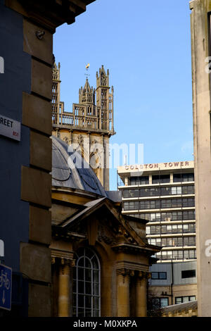 Die colston Turm Bristol, unter anderen Hochhäusern Bristol England Großbritannien Stockfoto