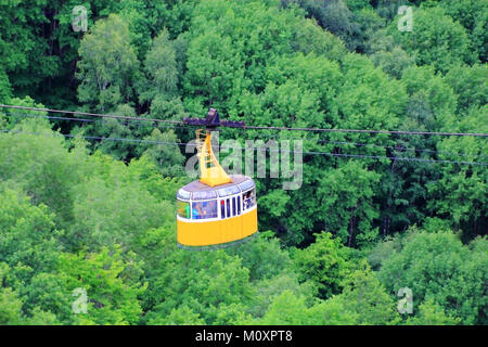 Bild der Standseilbahn in Kaukasus Stockfoto