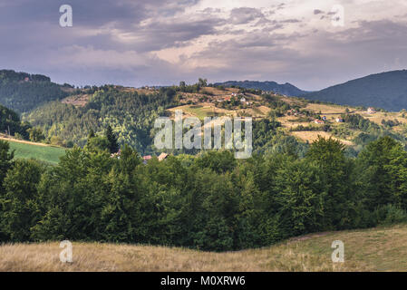 Arilje Gemeinde Zlatibor bergige Region im westlichen Teil von Serbien Stockfoto