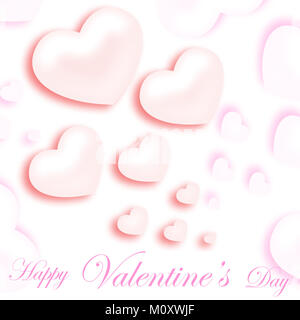 Happy Valentine's Tag Stockfoto