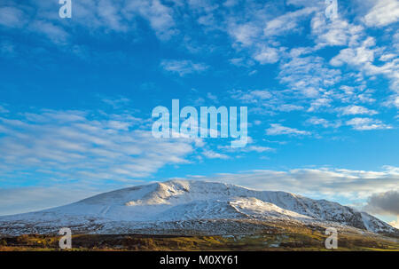 Clough Head Lake District National Park Cumbria im Winter Stockfoto