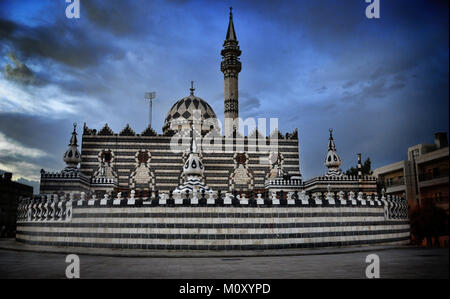 Abu Darwish Moschee in Amman Jordanien Stockfoto